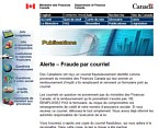 Alerte – Fraude par courriel Alerte – Fraude par courriel